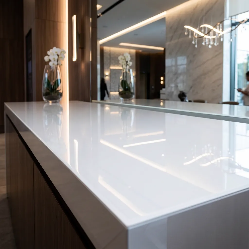 High Gloss laminate finish